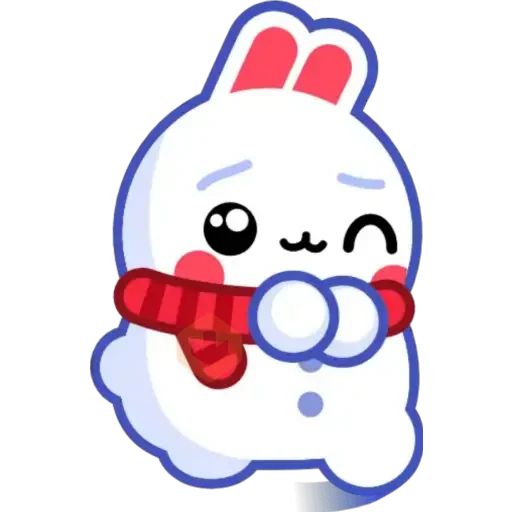 Snow bunny sticker 14