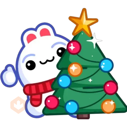 Snow bunny sticker 13
