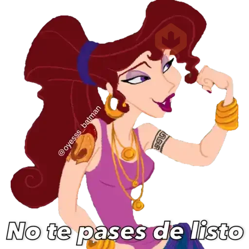 Mulan y Hércules sticker 13