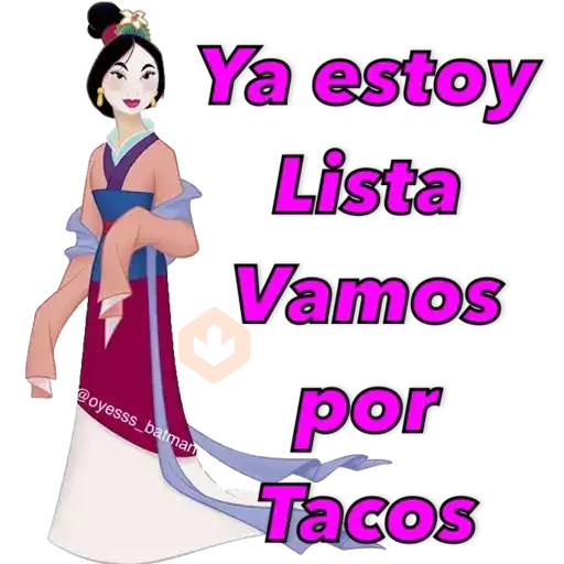 Mulan y Hércules sticker 11