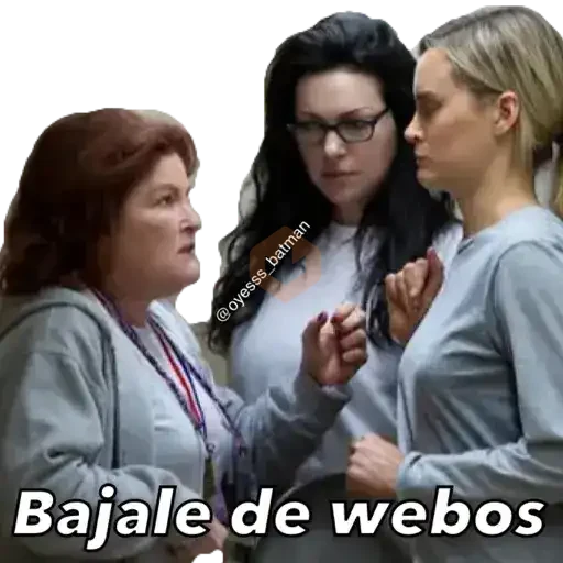 orange is the new black sticker 20