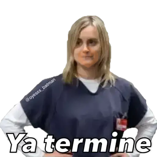 orange is the new black sticker 18