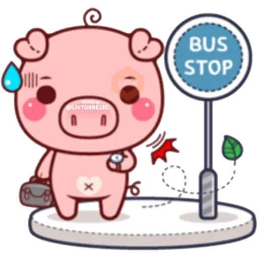 PINK PIG 2 sticker 13
