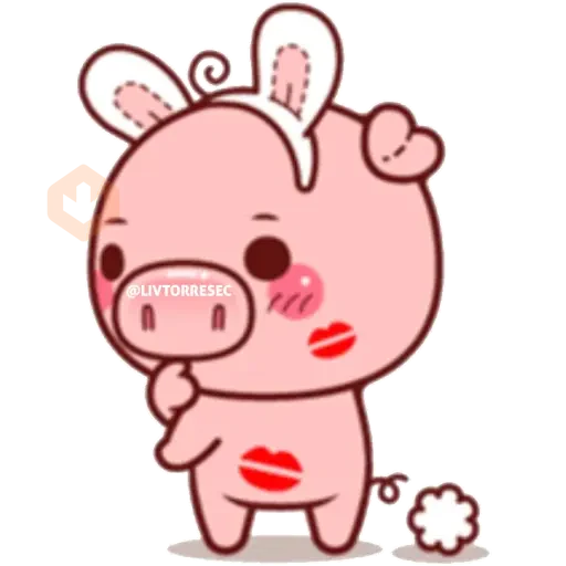 PINK PIG 2 sticker 26
