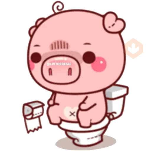 PINK PIG 2 sticker 20