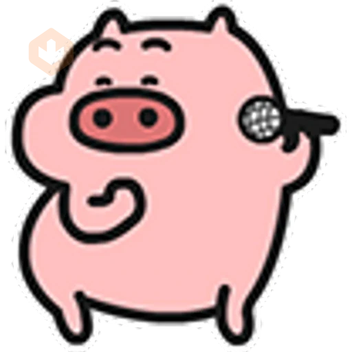 Quby Pig - Sticker sticker 12