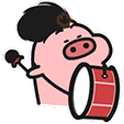 Quby Pig - Sticker sticker 13
