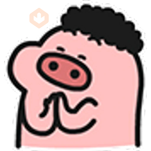 Quby Pig - Sticker sticker 19