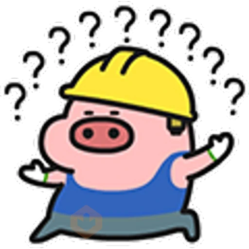 Quby Pig - Sticker sticker 14