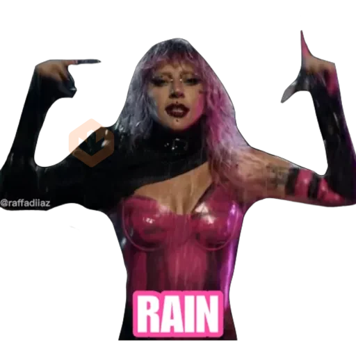 Rain on me sticker 29