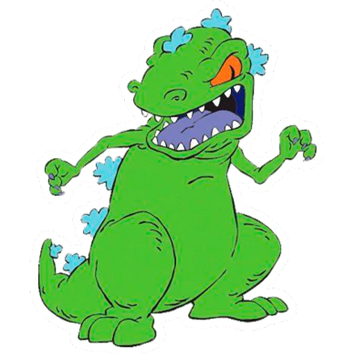 Reptar & Carlitos (Rugrats)