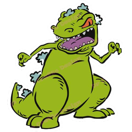Reptar & Carlitos (Rugrats)