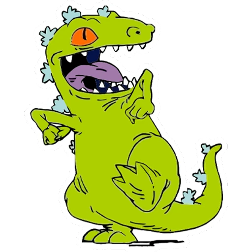 Reptar & Carlitos (Rugrats)