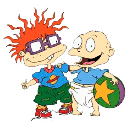 Reptar & Carlitos (Rugrats)