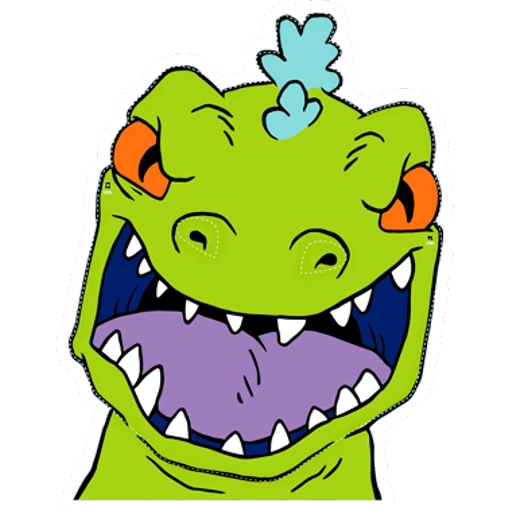 Reptar & Carlitos (Rugrats)