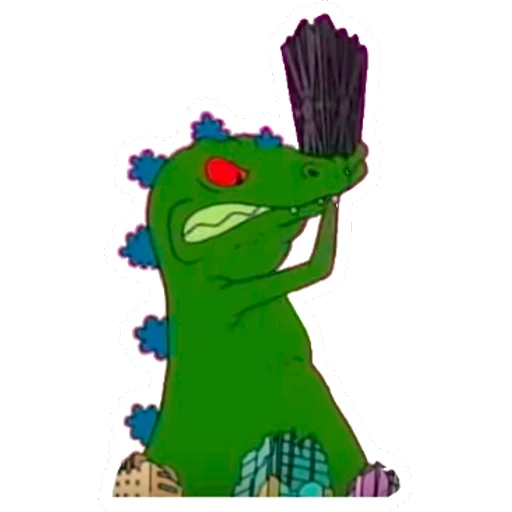 Reptar & Carlitos (Rugrats)