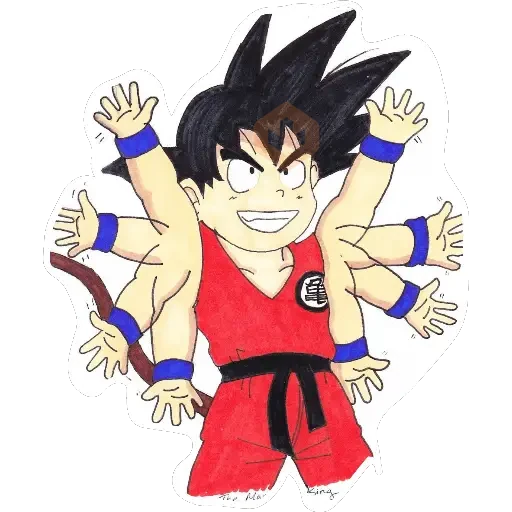 dragón ball sticker 25