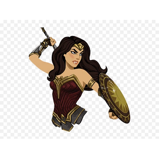 Wonder Woman stickers preview