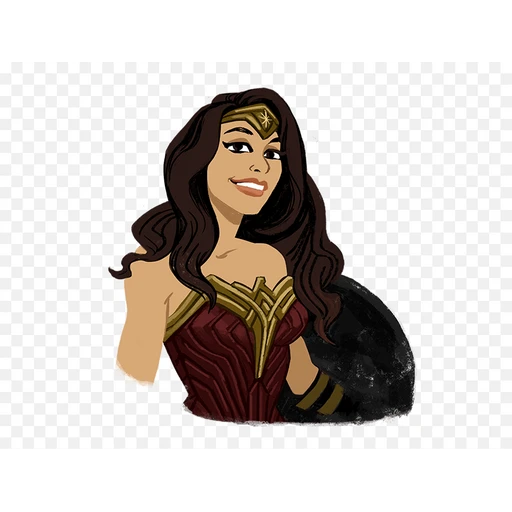 Wonder Woman stickers preview