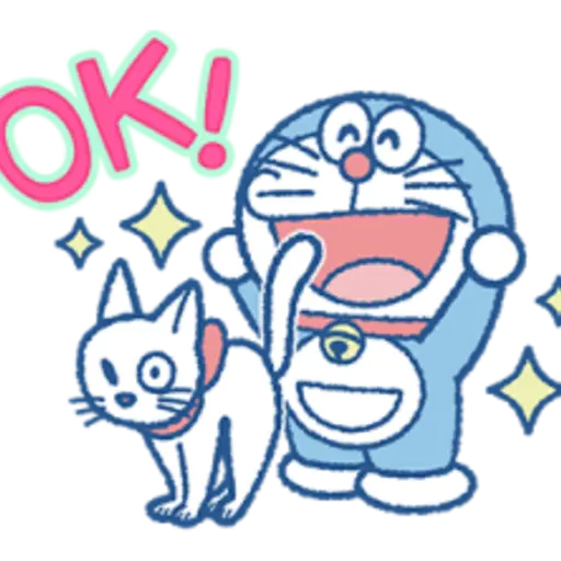 Doraemon & Tons of Cats Stickers 
