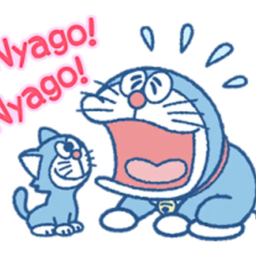 Doraemon & Tons of Cats Stickers 