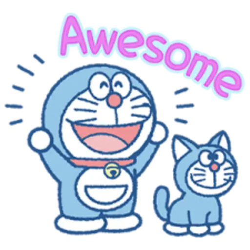 Doraemon & Tons of Cats Stickers 