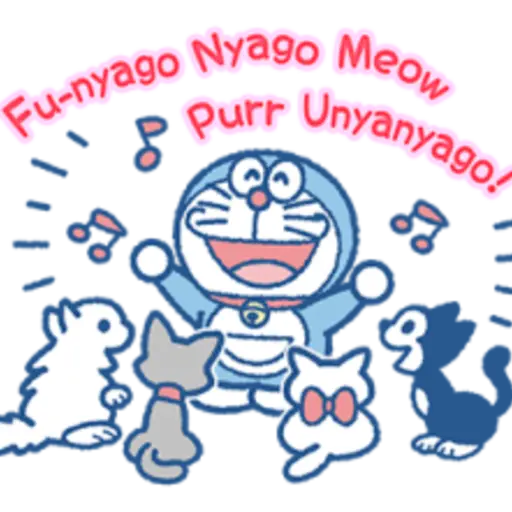 Doraemon & Tons of Cats Stickers 