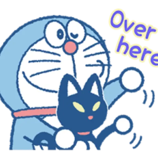 Doraemon & Tons of Cats Stickers 