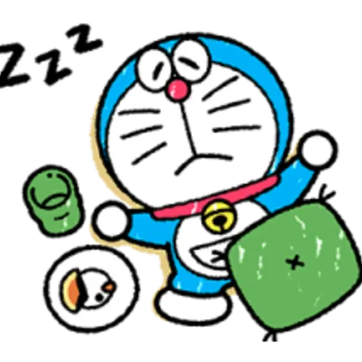 Doraemon Crayon Stickers 