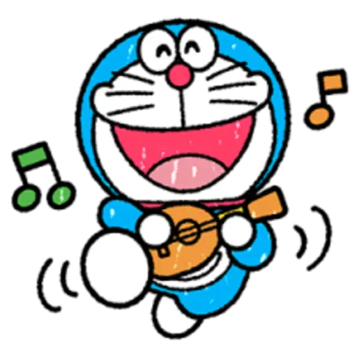 Doraemon Crayon Stickers 