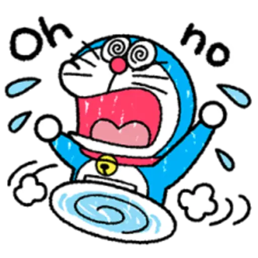 Doraemon Crayon Stickers 