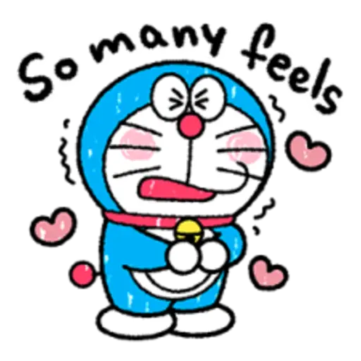 Doraemon Crayon Stickers 