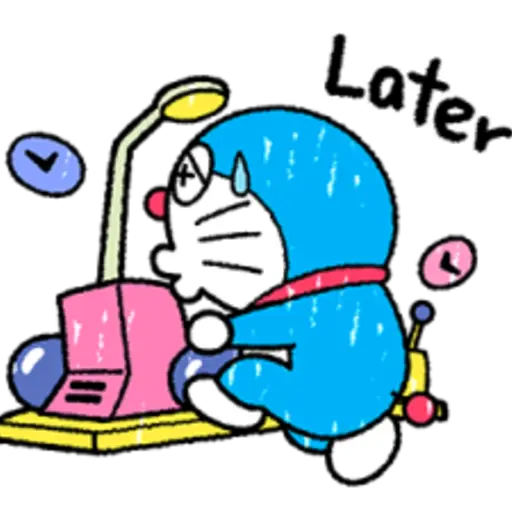 Doraemon Crayon Stickers  preview