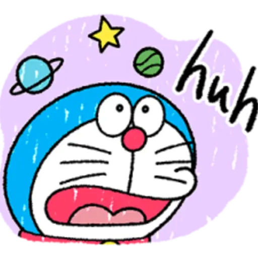 Doraemon Crayon Stickers 