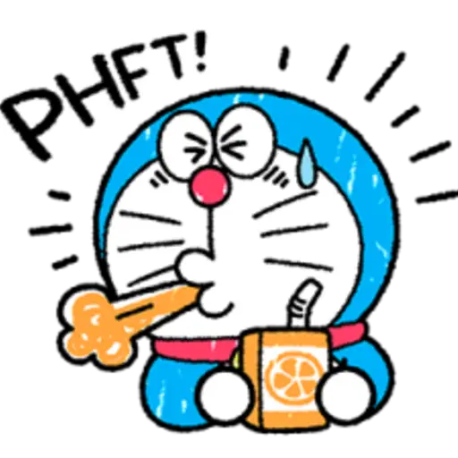 Doraemon Crayon Stickers 