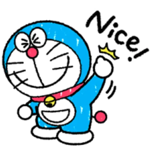 Doraemon Crayon Stickers 