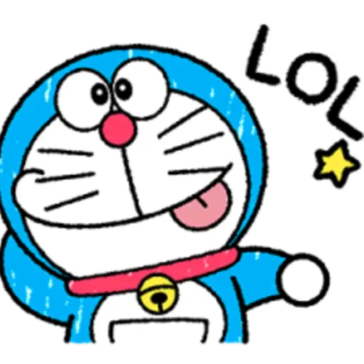 Doraemon Crayon Stickers 