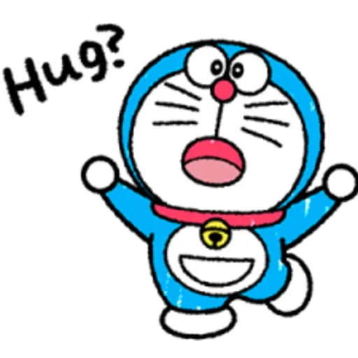 Doraemon Crayon Stickers 