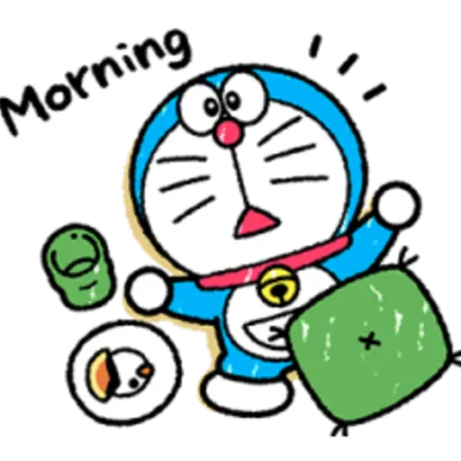 Doraemon Crayon Stickers 