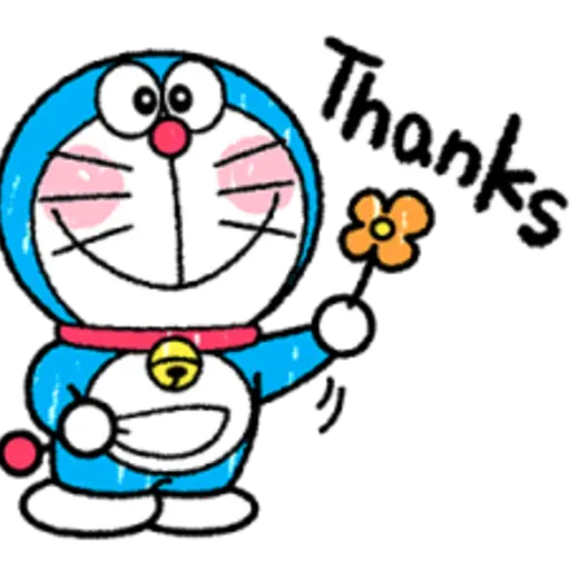 Doraemon Crayon Stickers 