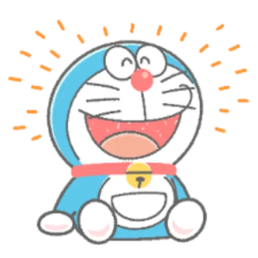 Doraemon Animated Crayon Stickers 