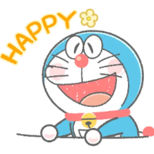 Doraemon Animated Crayon Stickers 
