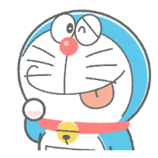 Doraemon Animated Crayon Stickers 
