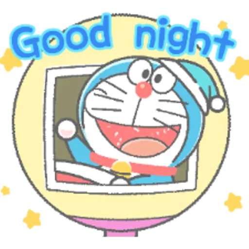 Doraemon Animated Crayon Stickers 