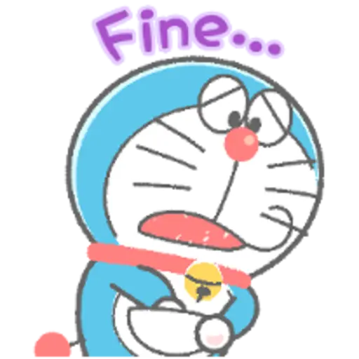 Doraemon Animated Crayon Stickers 