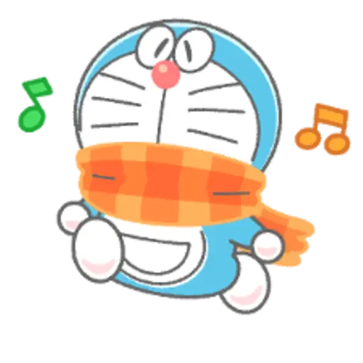 Doraemon Animated Crayon Stickers  preview