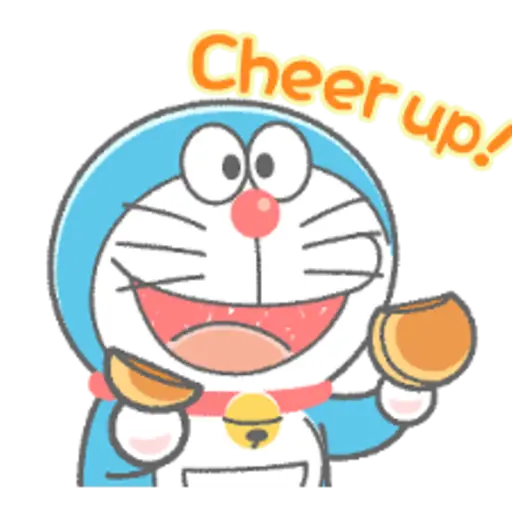 Doraemon Animated Crayon Stickers 