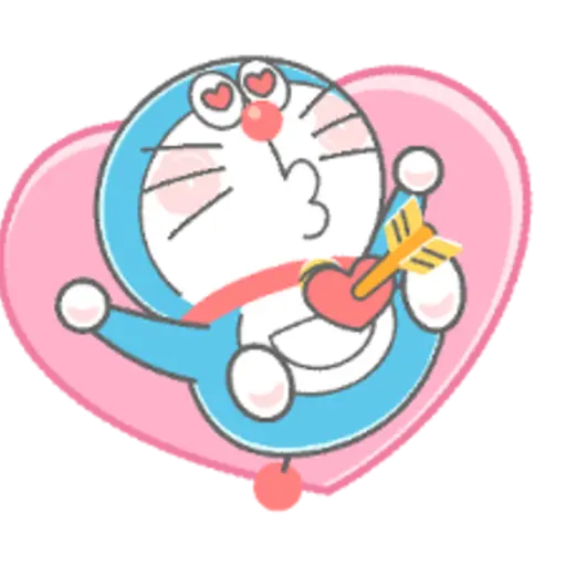 Doraemon Animated Crayon Stickers 