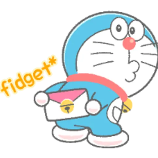 Doraemon Animated Crayon Stickers  preview