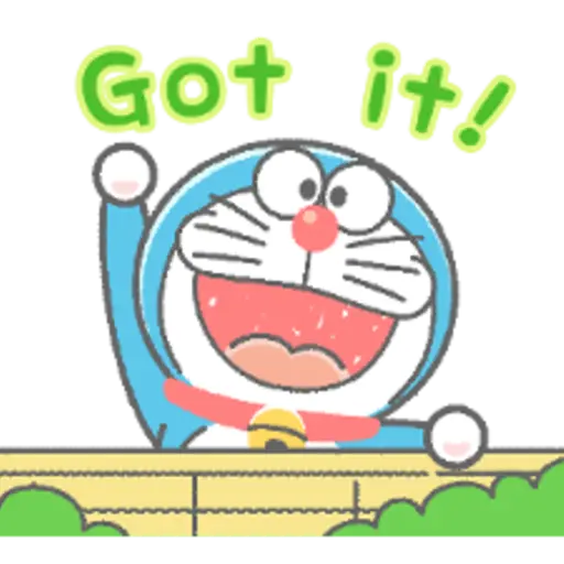 Doraemon Animated Crayon Stickers  preview